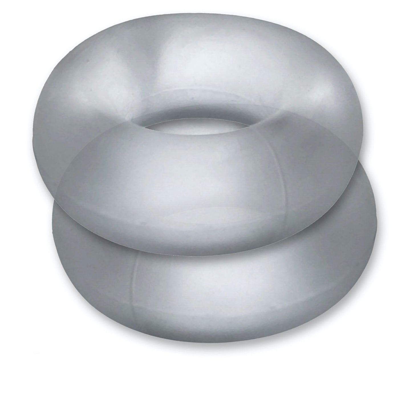 Hünkyjunk Stiffy Cockring 2-Pack Clear Ice