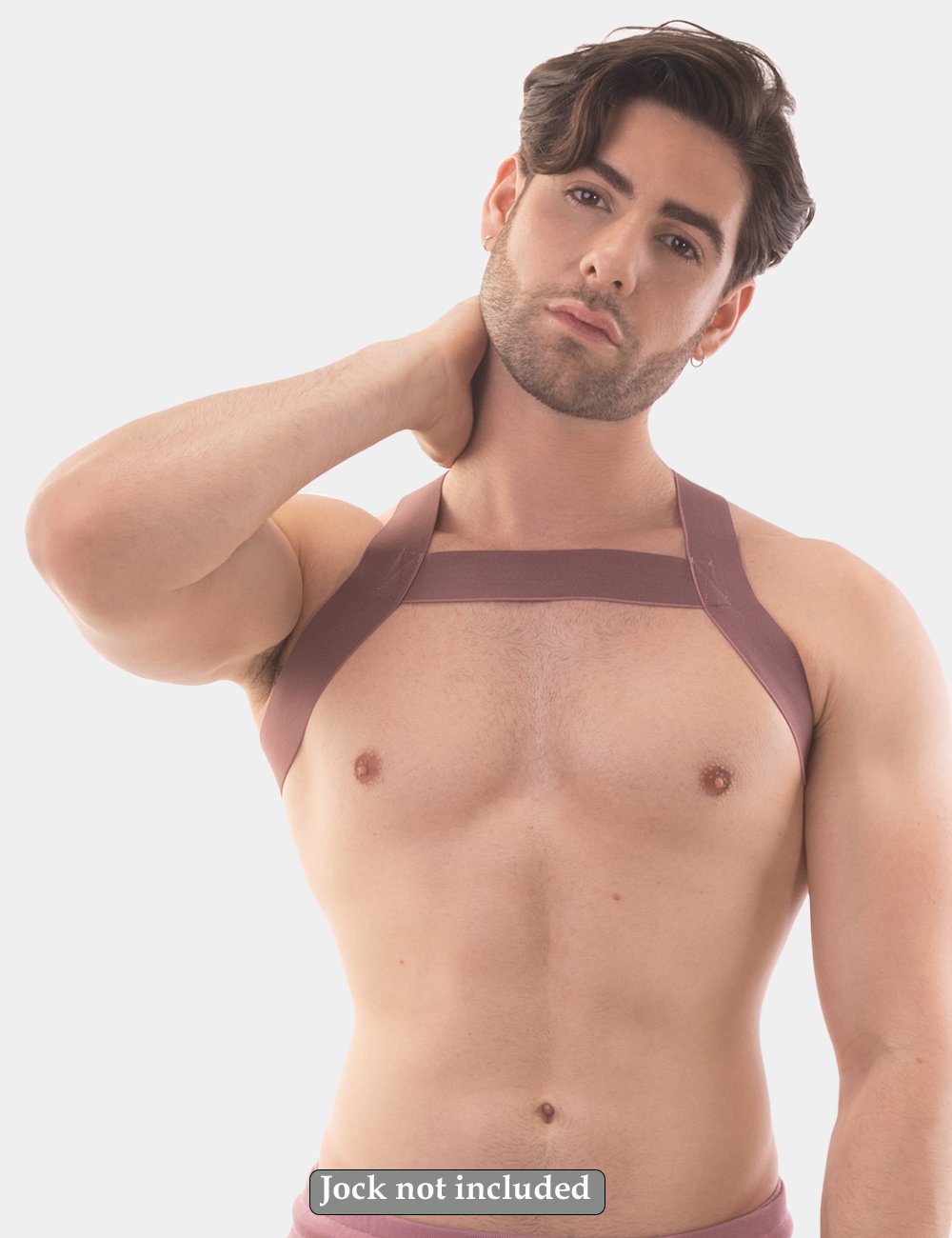 Barcode Berlin Harness Matt Pop Brownishpurple