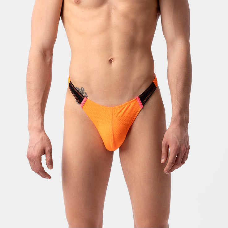 Barcode Berlin Multipack 1x RONAK Thong Orange + 1x MATT Harness Black