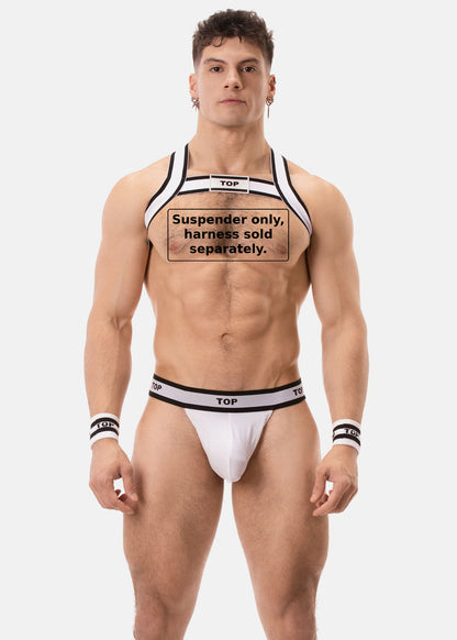Barcode Berlin Suspender TOP White-Black