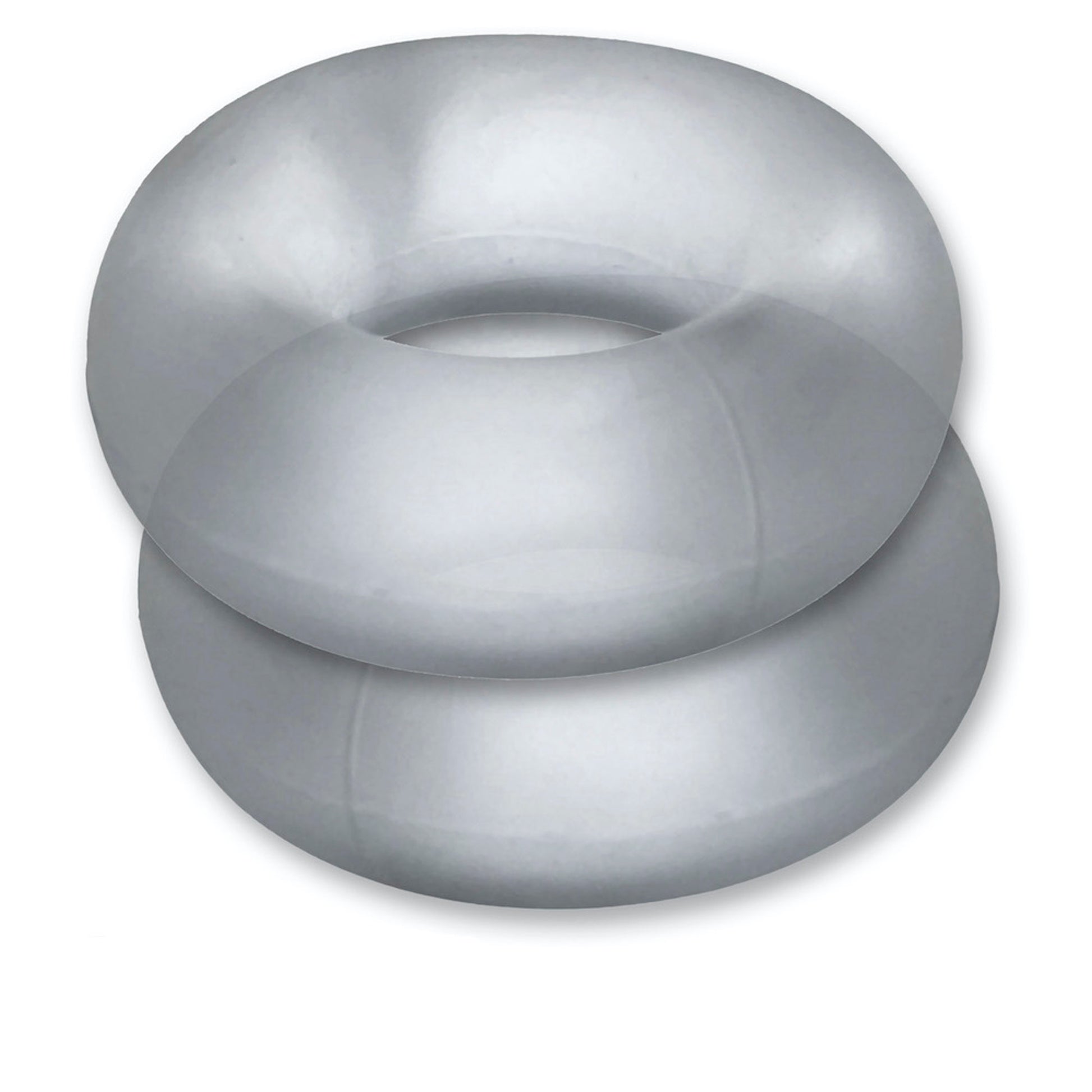 Hünkyjunk Stiffy Cockring 2-Pack Clear Ice