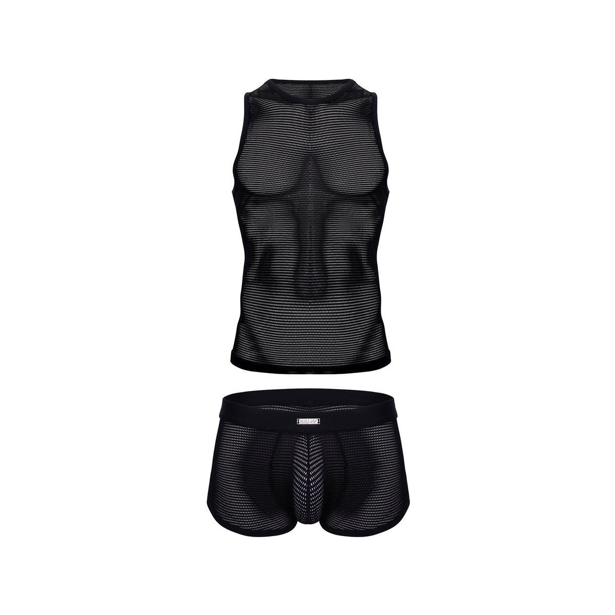 SUKREW 1x Net Vest + 1x Net Shorts Multipack Nightlife Black
