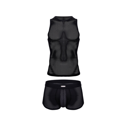 SUKREW 1x Net Vest + 1x Net Shorts Multipack Nightlife Black
