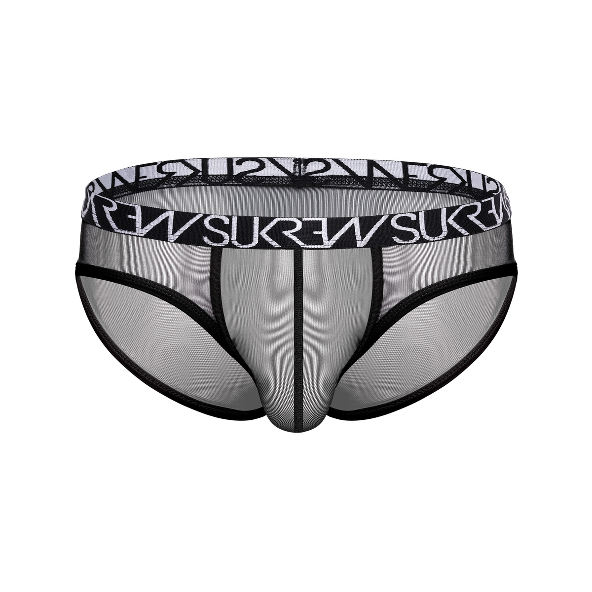 SUKREW Sheer Low-rise Brief Underground Black
