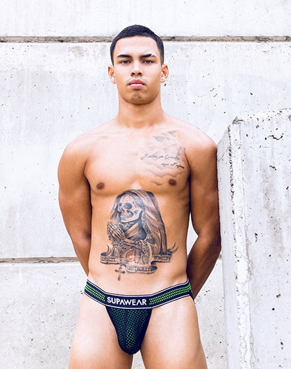 SUPAWEAR Mesh Jockstrap Neon Green