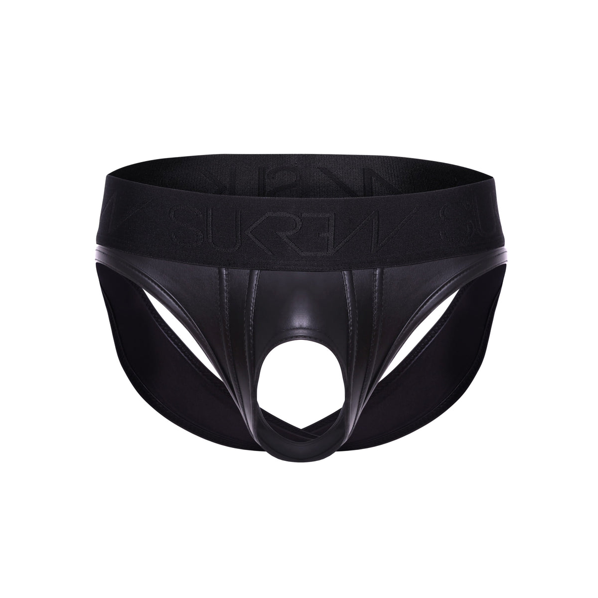 SUKREW Rubber Look U-Style V-Brief Nightlife Black